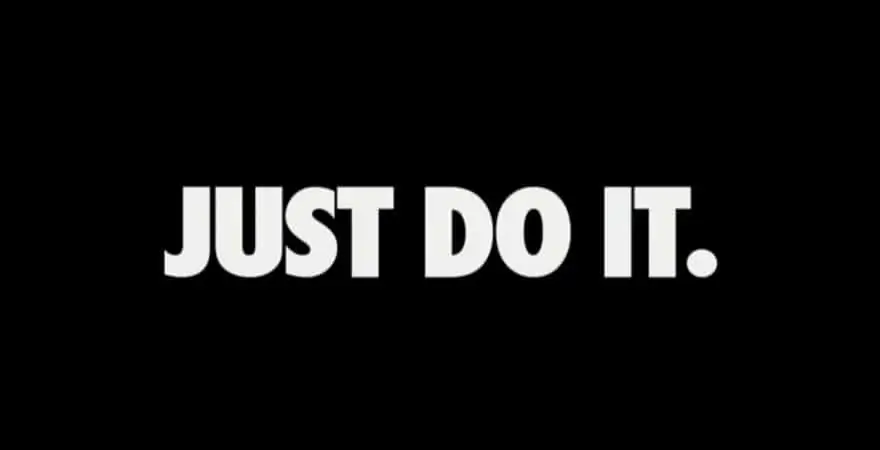 Just do it.