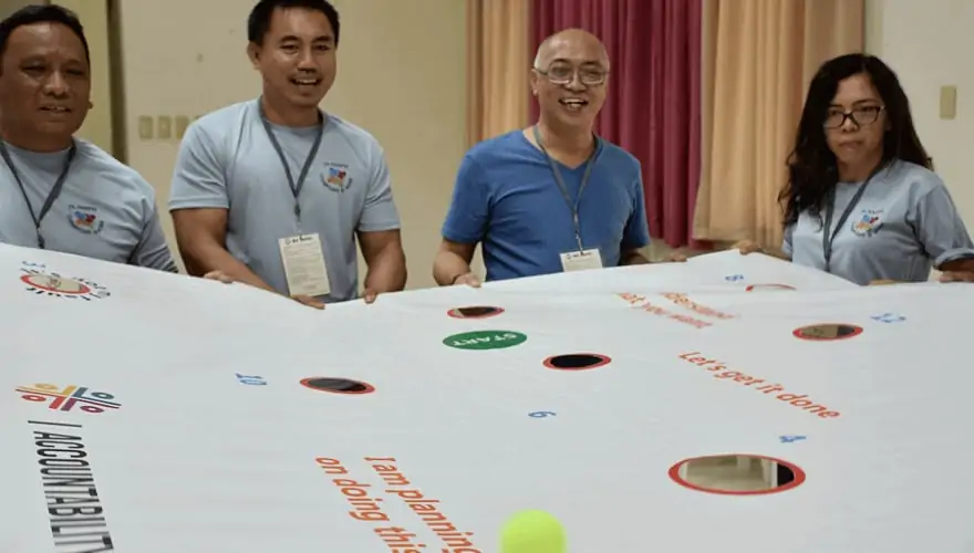 team building facilitators on trust