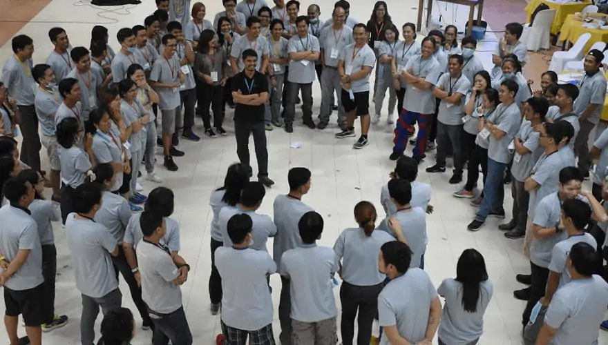 team-building-speaker-in-the-Philippines Jef Menguin is a trusted team building facilitator in the Philippines