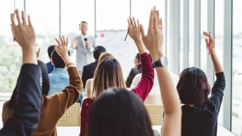 Hire a motivational speaker who can help you engage employees.