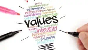 list of values