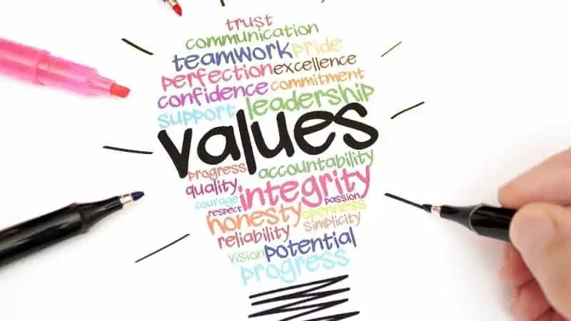 list of values