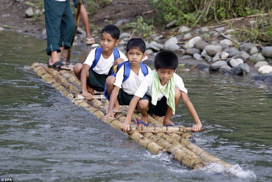 Filipino kids have learn how to be ahead of time - the true meaning of Filipino time.