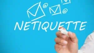 Practice netiquette. It is a good way to be good online.