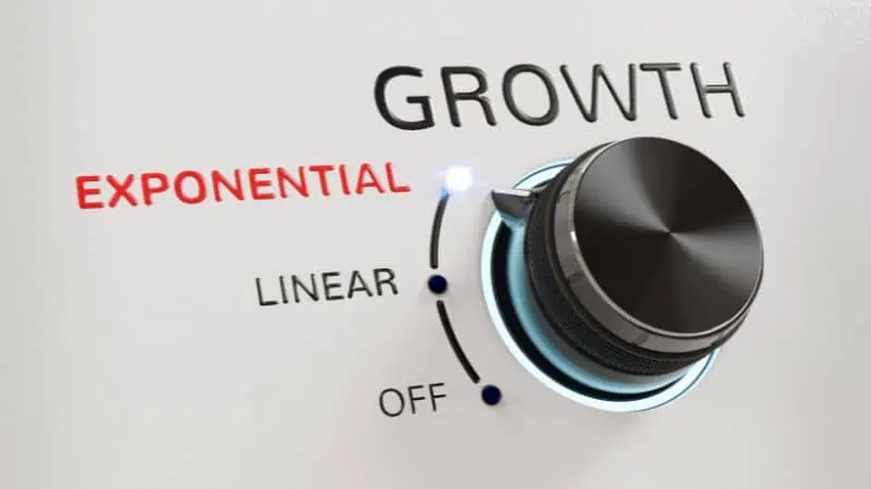 exponential growth 10x mindset brings exponential growth