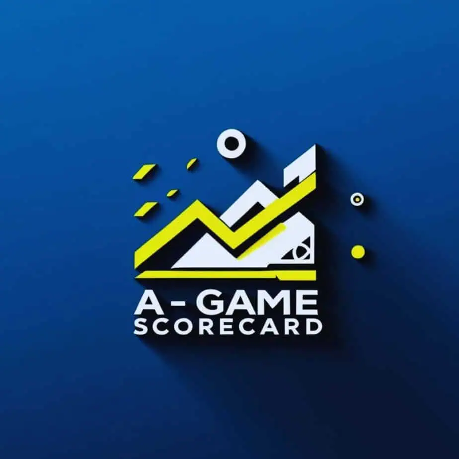 A-game scorecard logo